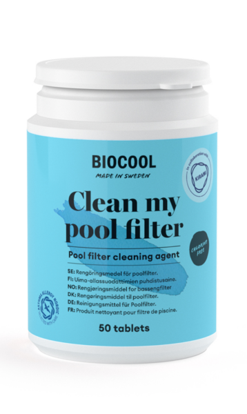 BIOCOOL Clean my poolfilter 165g / 50 tabletter